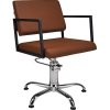 FOTEL LOFT 01 P-5/STOPKI CZARNE (48H)